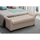 Ver imagem 2 de Puff Baú 160cm Charles Linho Bege - Sallar Home