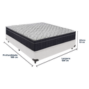 Ver imagem 3 de Cama Box Branco e Colchão Airtech 150 Espuma D45 Viúvo Ortobom