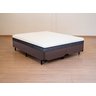 Cama Box King Size Bipartida Serenelife - Corano Marrom - 2