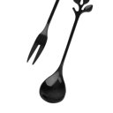 Ver imagem 3 de Jogo de 3 Garfos e 3 Colheres Romantique em Aço Inox Preto