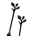 Ver imagem 4 de Jogo de 3 Garfos e 3 Colheres Romantique em Aço Inox Preto