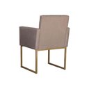 Ver imagem 2 de Conjunto 02 Poltronas para Recepção e Sala Klara Suede Bege