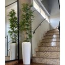 Ver imagem 3 de Vaso Decorativo Fibra de Vidro Florida P 65cm Branco Brilho Lindo Vaso