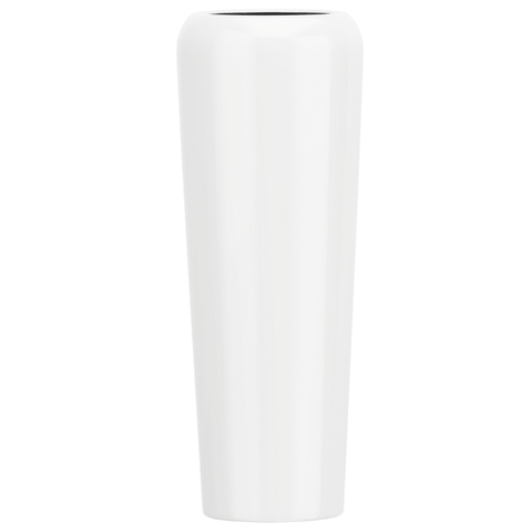 Vaso Decorativo Fibra de Vidro Florida P 65cm Branco Brilho Lindo Vaso