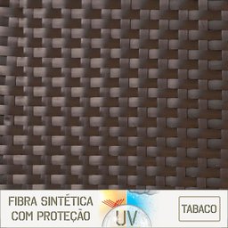 Mesa de Aluminio Polido e Tampo Tramado em Fibra Sintética para Jardim, Area Externa, Varanda - Taba - 5