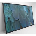Ver imagem 5 de Quadro Penas Azuis 90x60 Cm Adesivo Fotográfico