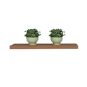 Ver imagem 1 de Prateleira Reta Decorativa 60x15 Mdf com Suporte Invisível Plancasa Louro Freijo