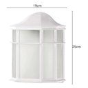 Ver imagem 3 de Kit 12 Luminárias Arandelas Parede Externa Jardim Muro 25cm Lente Fosca de Ville Dital Branco