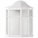 Ver imagem 1 de Kit 12 Luminárias Arandelas Parede Externa Jardim Muro 25cm Lente Fosca de Ville Dital Branco