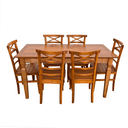 Ver imagem 3 de Mesa de Jantar Madeira de Demolição 1.60 X 0.80 com 06 Cadeiras Abc Sudeste Rústico