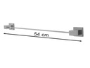 Ver imagem 5 de Kit Acessórios P/ Banheiro Metal 5 Peças Luxo Quadrado POLIDO