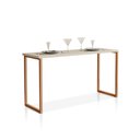 Ver imagem 2 de Mesa de Jantar Industrial 120x45cm para 2 Lugares Klm Móveis