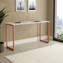 Ver imagem 1 de Mesa de Jantar Industrial 120x45cm para 2 Lugares Klm Móveis