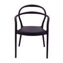 Ver imagem 2 de Cadeira Tramontina Sissi Eco Preto Empilhável em Polipropileno