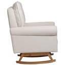Ver imagem 6 de Poltrona de Amamentação com Balanço Base Nina Encanto D02 Bouclê Off White C-200 - Lyam Decor