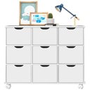 Ver imagem 1 de Nicho Organizador Multifuncional Q01 9 Gavetas Branco