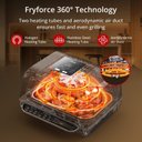 Ver imagem 4 de Takywep Grill e Air Fryer 7 em 1 Elétrico 1750w com Visor Preto