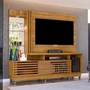 Ver imagem 1 de Painel para TV Frizz Plus 60" 200cm MDP com LED Amadeirado Madetec Móveis