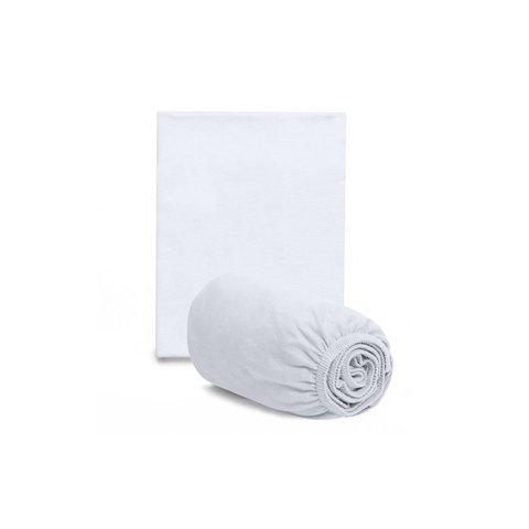 Lençol com Fronha para Mini Berço Hug - Branco:branco