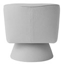 Ver imagem 5 de Poltrona Decorativa Agnes Base Fixa Bouclé Cinza Claro - Nexta Casa