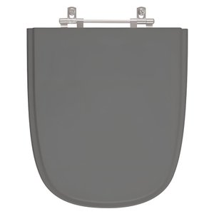 Assento para Linha Incepa Ibiza Laqueado Mdf Cinza Escuro/amber Bigua