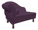 Ver imagem 3 de Recamier Divã Sofá 120cm Recepção Sala Larissa Suede:roxo/liso