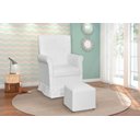 Ver imagem 1 de Poltrona Suzi Balanço e Puff Corino Branco