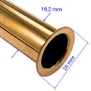 Ver imagem 3 de Tubo Entrada para Sifão Lavatório Deca 30cm Red Gold - 4204052glrd