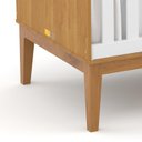 Ver imagem 7 de Jogo de Quarto Infantil Unique com Cômoda 3 Gavetas e Berço Freijó/branco Soft/eco Wood - Matic Móve