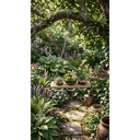 Ver imagem 4 de Suporte Suspenso Madeira Artesanal para 3 Vasos Plantas | Decoração Rústica Jardim Vertical