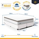 Ver imagem 4 de Cama Box com Colchão de Molas Ensacadas Pillow Top Neve Queen 158cm