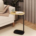 Ver imagem 2 de Mesa de Apoio Retangular G7004 Sala de Estar Nature/preto Nature/preto