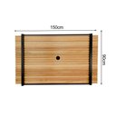 Ver imagem 4 de Painel para Tv até 55 Polegadas Becca Estilo Industrial Liso 150 X 90cm Marrom