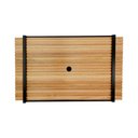 Ver imagem 2 de Painel para Tv até 55 Polegadas Becca Estilo Industrial Liso 150 X 90cm Marrom