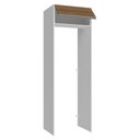 Ver imagem 7 de Porta-geladeira 73 Cm 1 Porta Basculante Branco/rustic Glamy Madesa