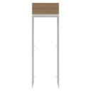 Ver imagem 6 de Porta-geladeira 73 Cm 1 Porta Basculante Branco/rustic Glamy Madesa