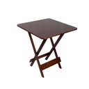 Ver imagem 1 de Mesa 70x70 Dobrável Madeira Maciça 4 Lugares Bar Restaurante