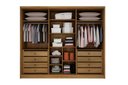 Ver imagem 3 de Guarda Roupa Casal 6 Portas 8 Gavetas - Maldivas-cumaru - Móveis Novo Horizonte