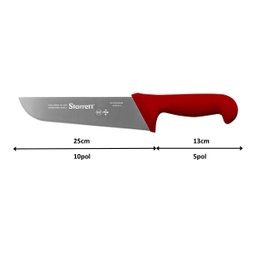Faca Carne Profissional Starrett Bkr203-8 20cm/8pol Vermelha - 3