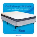 Ver imagem 5 de Cama Box Solteirão Serenelife - Suede Cinza Claro
