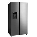 Ver imagem 2 de Geladeira Side By Side 570l Dispenser Água e Gelo Inverter Cor Inox Midea Mdrs761myd461 - 127v