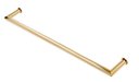 Ver imagem 2 de Porta Toalha Toalheiro de Rosto Banheiro 60cm em Aço Inox Dourado Linha Tessália Stainless