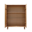 Ver imagem 4 de Balcão Gabinete Alto com 2 Portas no Acabamento em Cera Natural com Toque Acetinado / Coleção Jazz