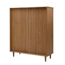 Ver imagem 2 de Balcão Gabinete Alto com 2 Portas no Acabamento em Cera Natural com Toque Acetinado / Coleção Jazz