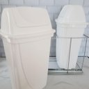 Ver imagem 5 de Lixeira de Cozinha Deslizante Corrediças Telescópicas Dupla 14L Branco Armário Móvel Dimec