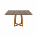 Ver imagem 2 de Mesa de Jantar Isabela 1,2m Tampo Freijó 4 Lugares Base Madeira Maciça Cerejeira Sala de Jantar Home