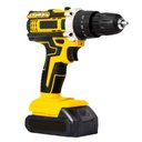 Ver imagem 1 de Parafusadeira Furadeira 2 Baterias Bivolt com Maleta Ferramentas Construção Reforma Apartamento Casa