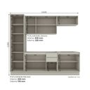 Ver imagem 4 de Cozinha Compacta 5 Peças 100% MDF com Paneleiro e Tampo para Cooktop Fineze
