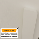 Ver imagem 5 de Penteadeira Camarim com Espelho 2 Portas com Vidro Reflecta e 1 Gavetas com Divisória Star Marrom/Off White