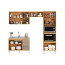 Ver imagem 4 de Cozinha Completa 4 Peças Plena CZ306 Cinamon/Nude Demóbile